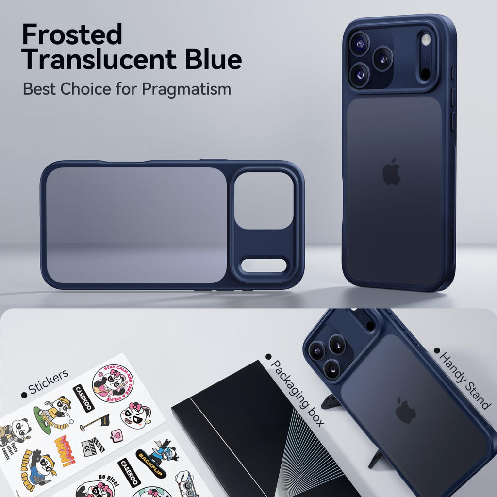 CASEKOO for iPhone 16 Smooth Crystal Clear Case, Patented Anti-Yellow