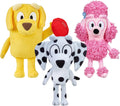Bluey Friends 3 Pack Plush Toys, Lucky, Chloe and Coco