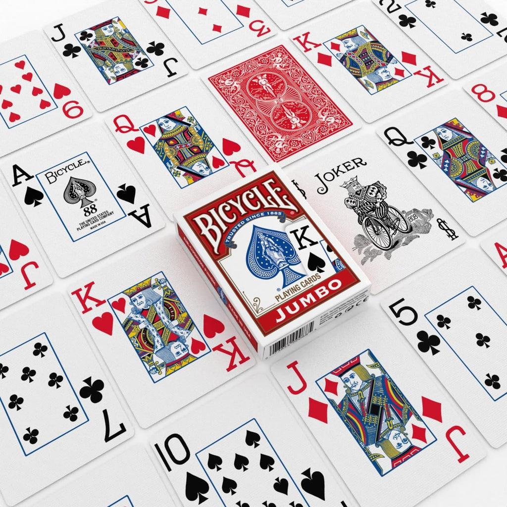 Bicycle Playing Cards 2 Pack Standard Poker Size Red and Blue