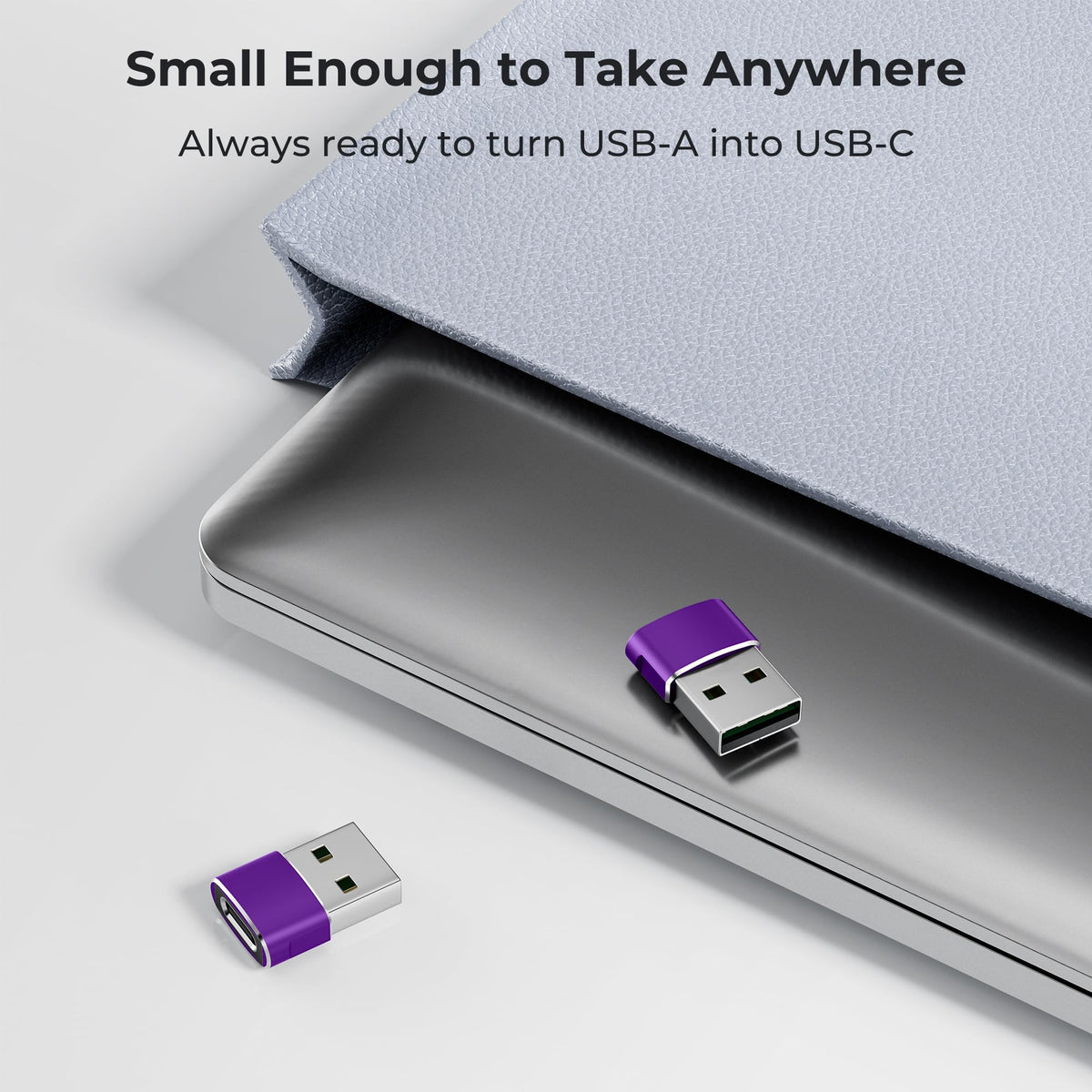 Basesailor USB C Female to USBA Male Adapter,Type C Charger Cable Connector