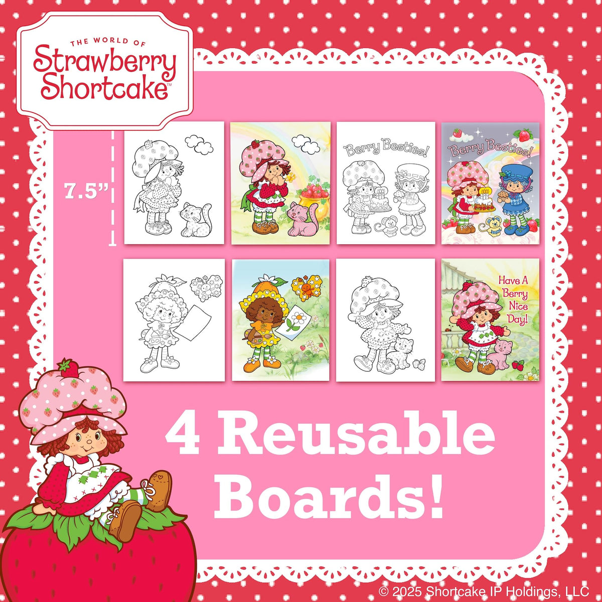 Horizon Group USA Bluey Aqua Art - Reusable Water Reveal Activity Pages With Water Pen for No-Mess Drawing and Coloring