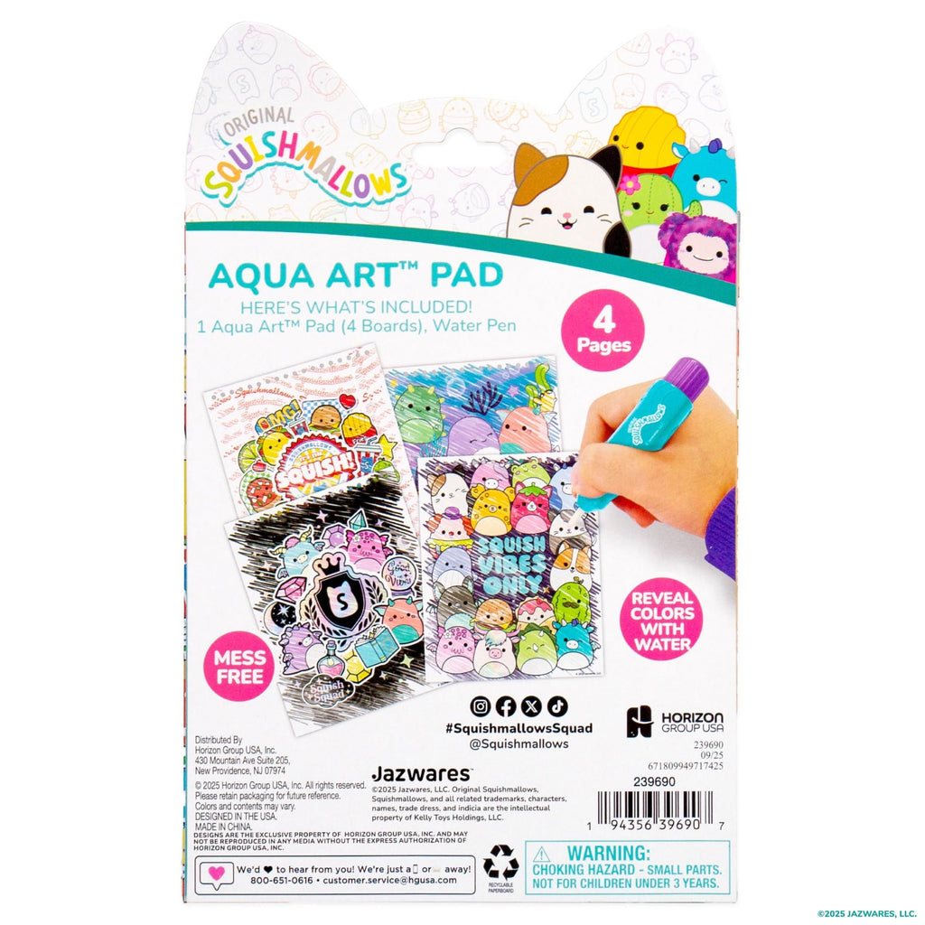 Horizon Group USA Bluey Aqua Art - Reusable Water Reveal Activity Pages With Water Pen for No-Mess Drawing and Coloring