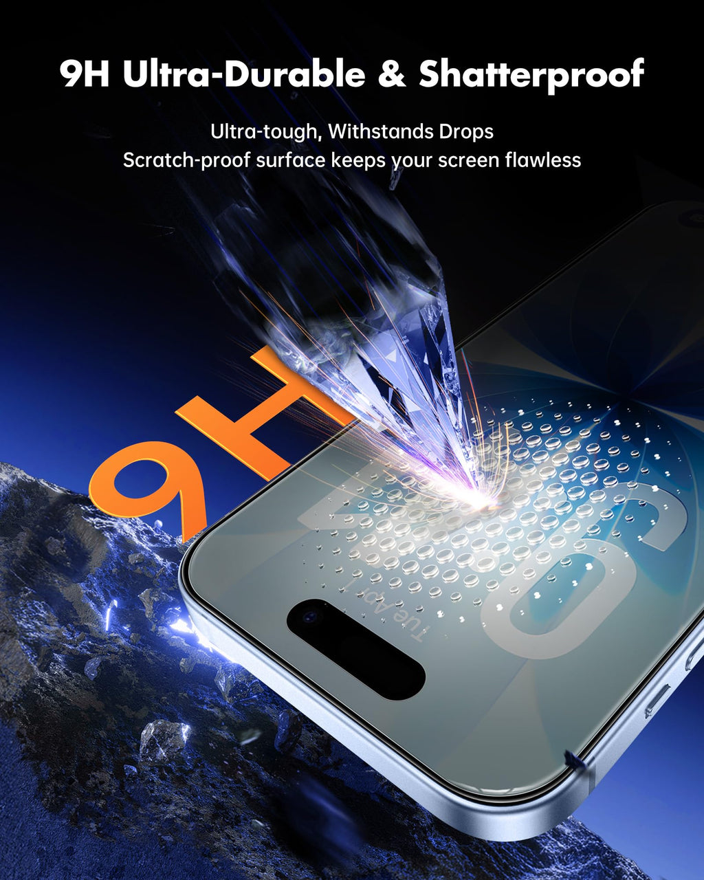 UNBREAKcable Privacy Screen Protector for iPhone 17 Pro Max, 2-Pack