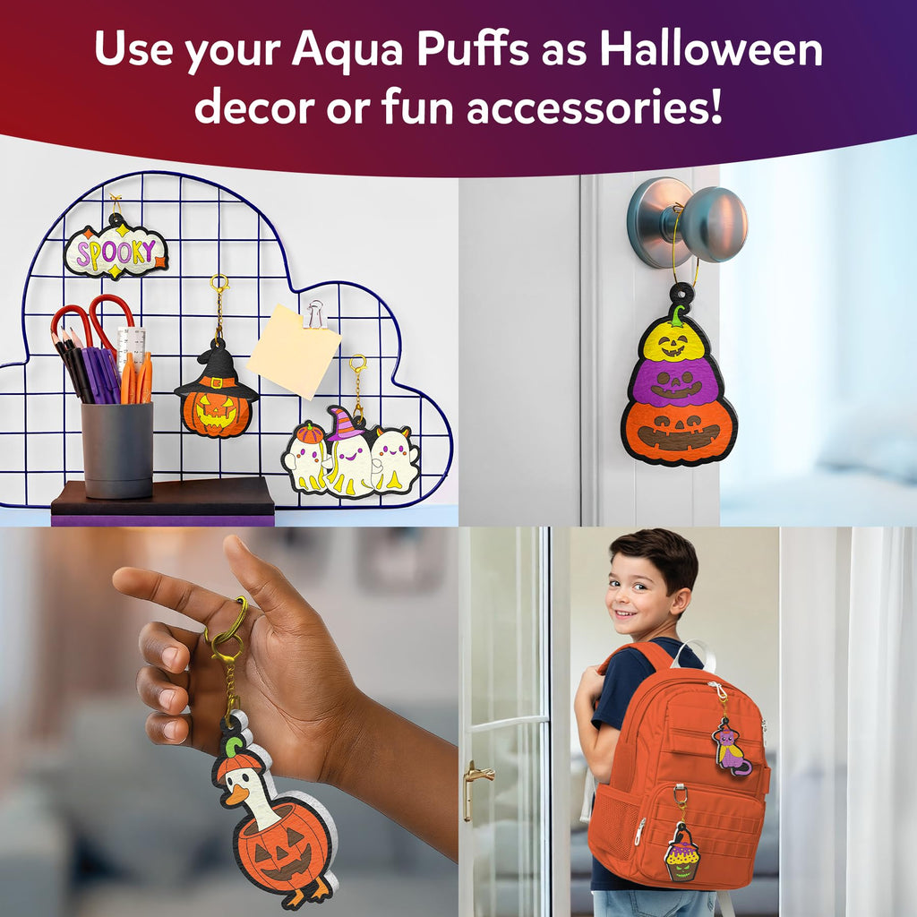 Skillmatics Aqua Puffs Unicorns, Art & Craft Gift for Kids, Paint by Number
