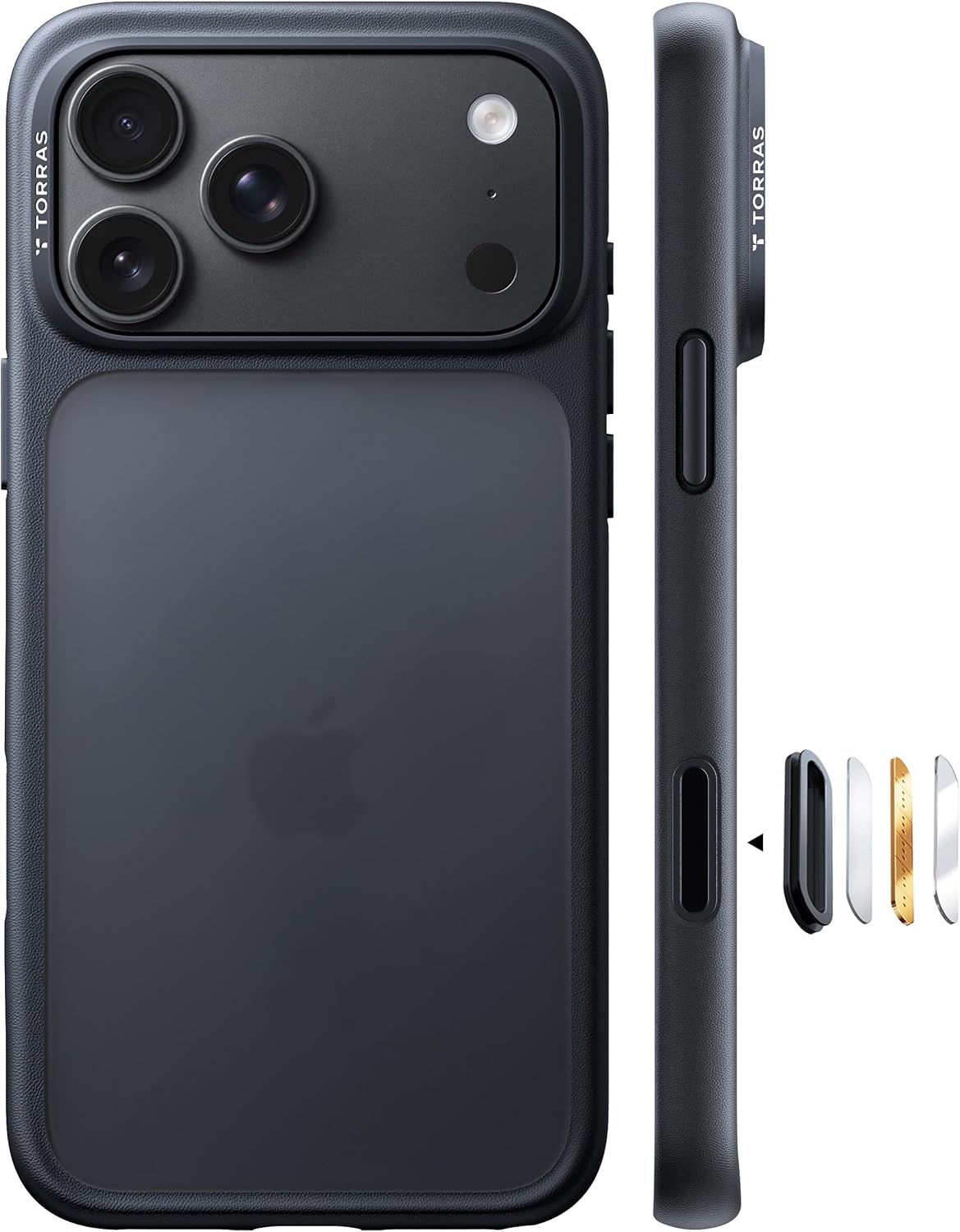TORRAS Shockproof for iPhone 18 Pro Case Black 2026,4X Mil-Grade Protection