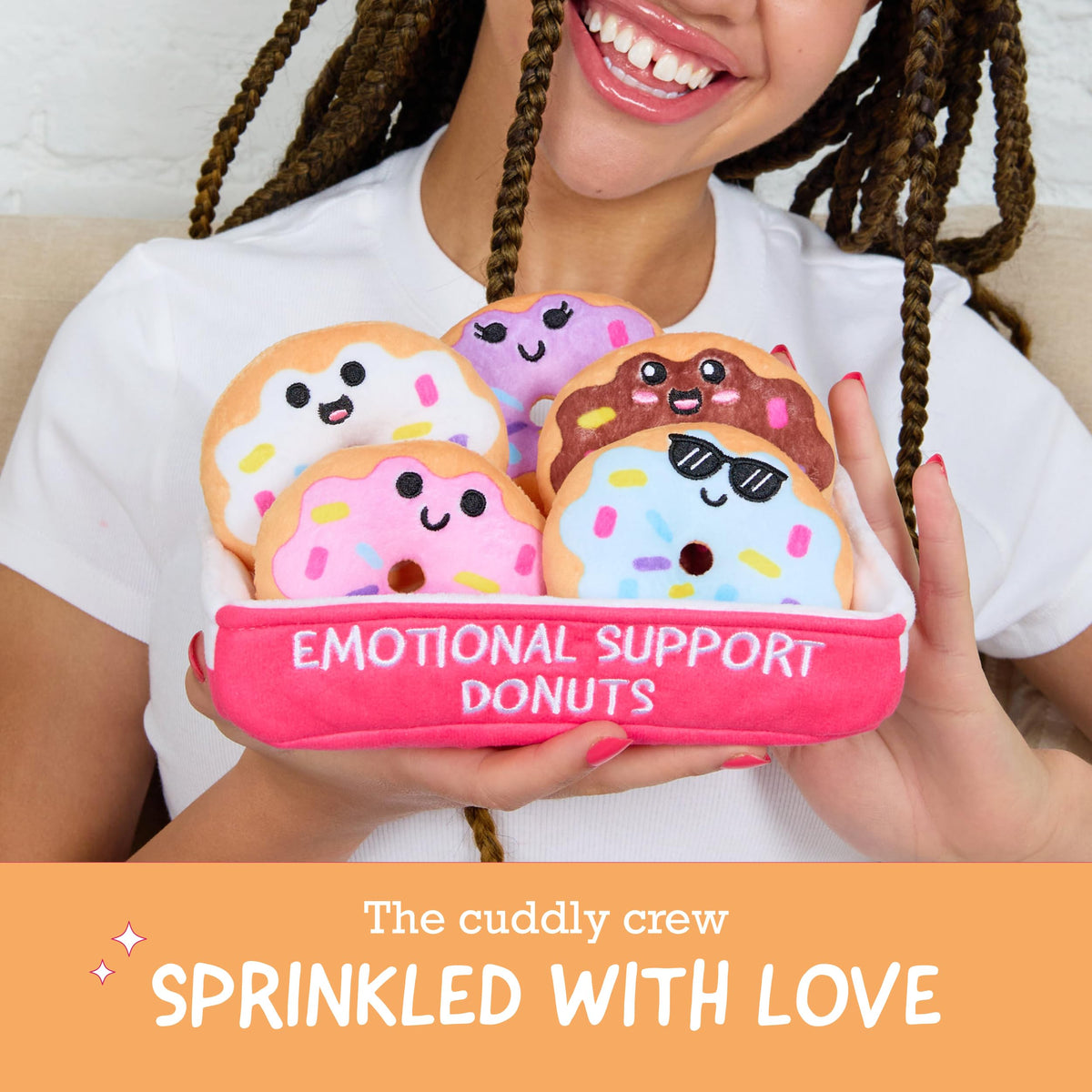 Emotional Support Dino Nuggies, Cuddly Dinosaur Toys by Relatable