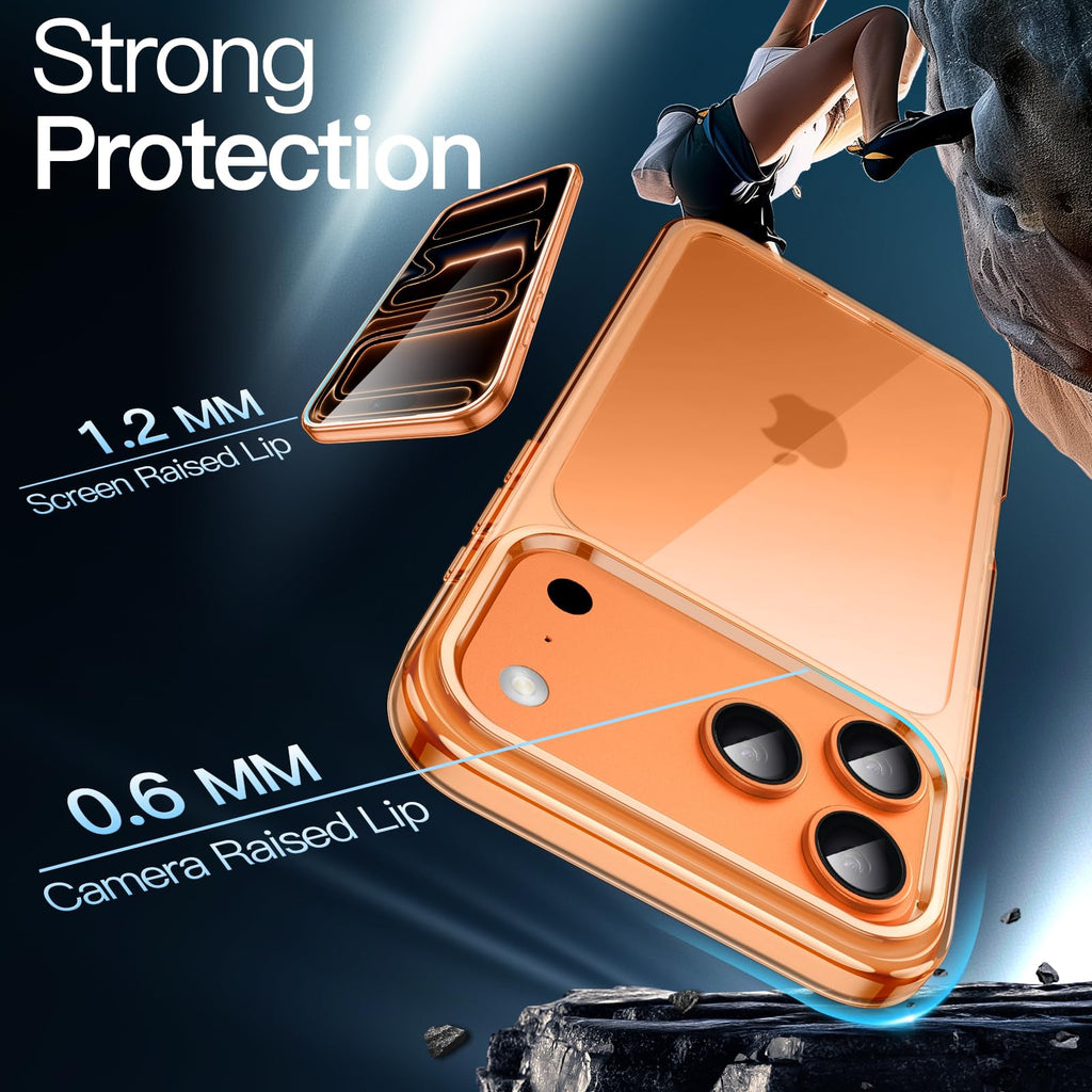JETech Case for iPhone 17 Pro Max, Anti-Yellowing, Black