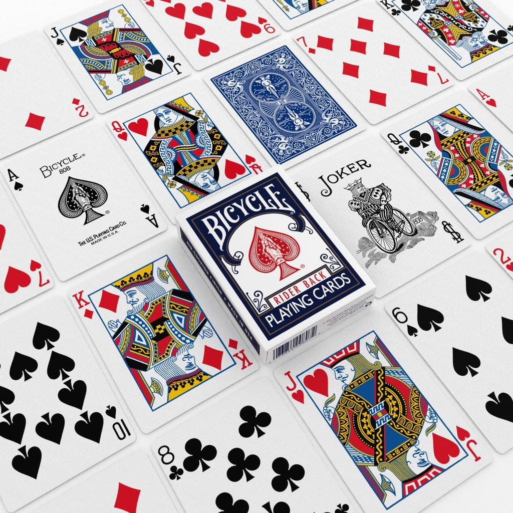 Bicycle Playing Cards 2 Pack Standard Poker Size Red and Blue