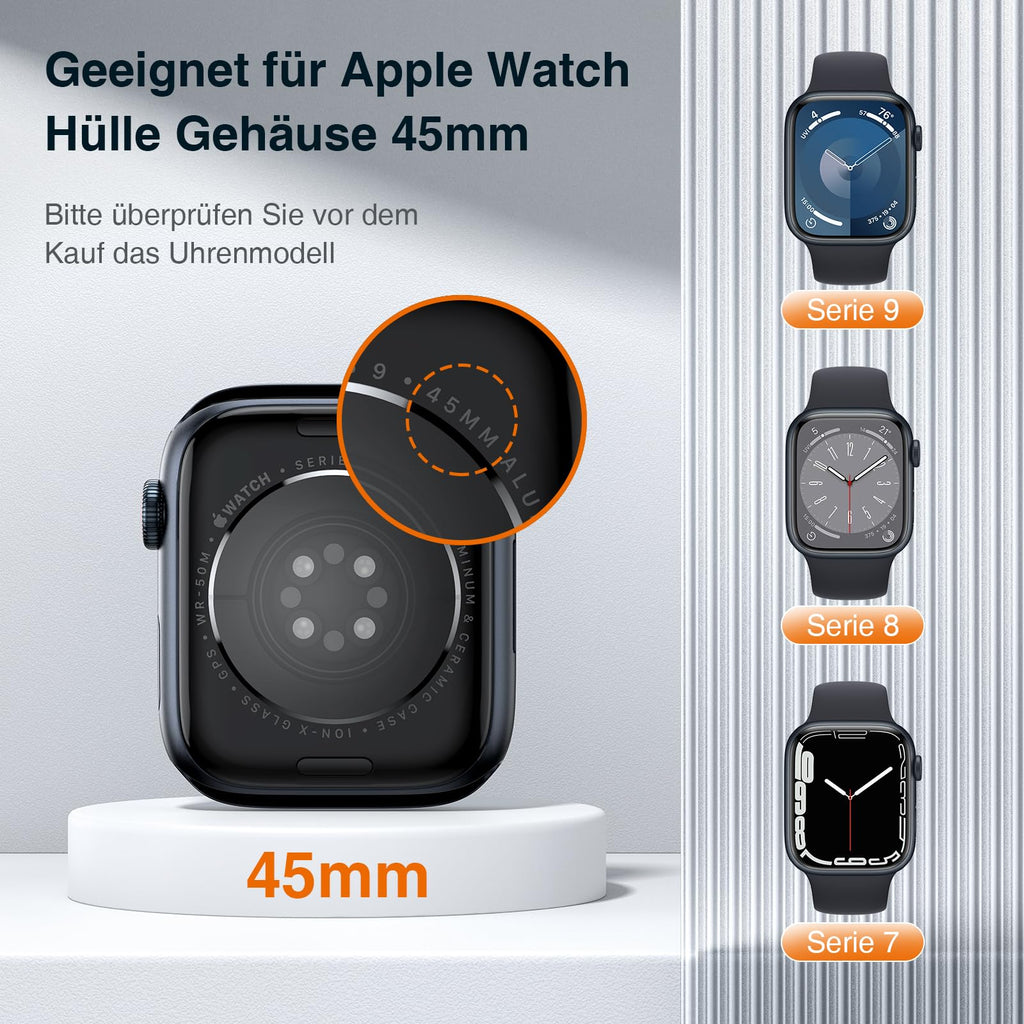 LK 6Pcs for Apple Watch Series 12/Series 11/Series 10 46mm Screen Protector