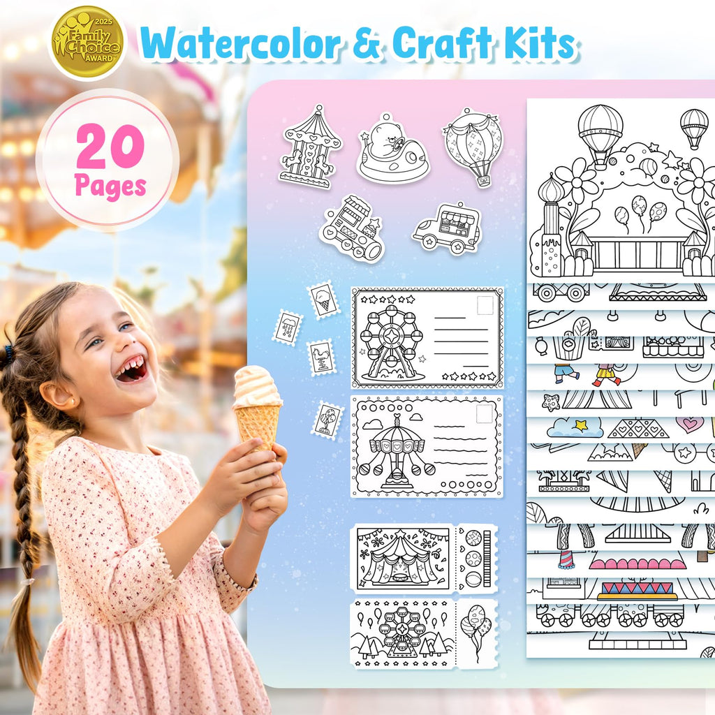 JoyCat Paint with Water Coloring Books for Toddlers (Magical Pony)
