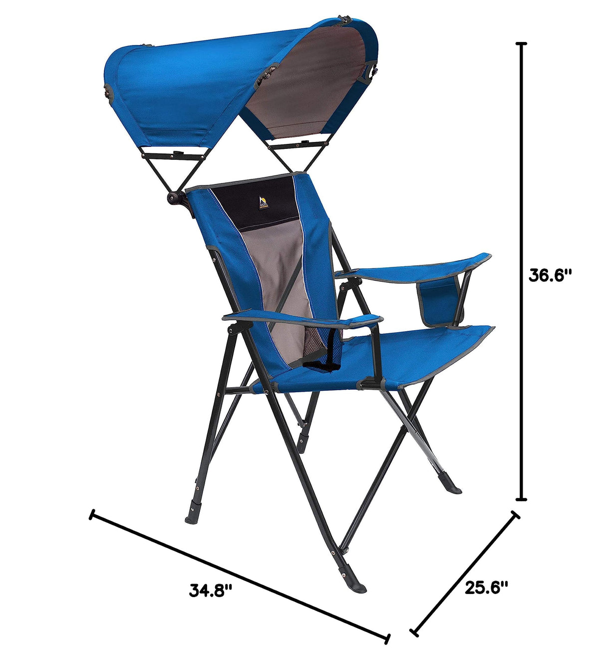 GCI Outdoor Comfort Pro Rocker Camping Chair - Indigo Blue