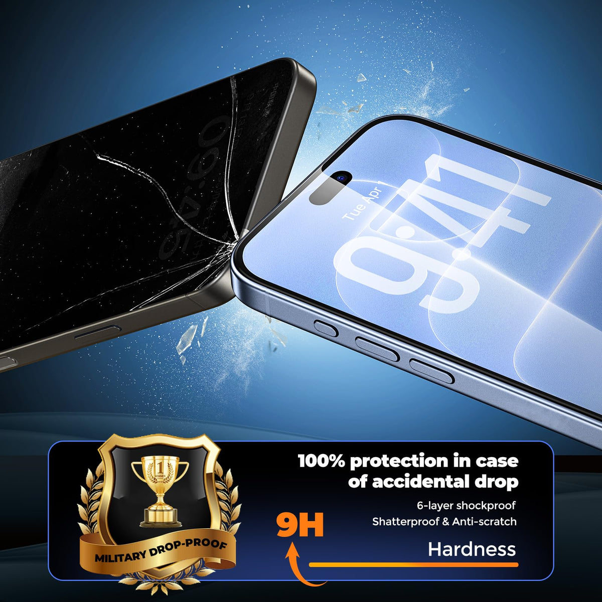 UNBREAKcable Privacy Screen Protector for iPhone 16 Pro Max, Full Coverage