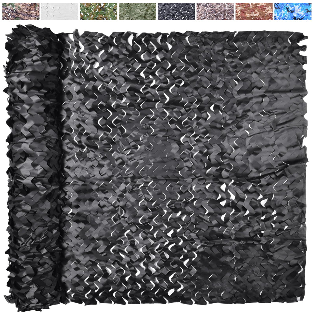 Camo Netting Camouflage Netting 20x20 10x20 10x10 Bulk Roll Burlap Camo Tarp Sunshade Net for Hunting Blind Dinosaur Birthday Jungle MilitaryTheme Party Decoration Camping Shooting