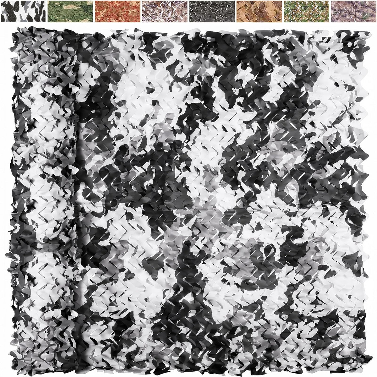 Camo Netting Camouflage Netting 20x20 10x20 10x10 Bulk Roll Burlap Camo Tarp Sunshade Net for Hunting Blind Dinosaur Birthday Jungle MilitaryTheme Party Decoration Camping Shooting