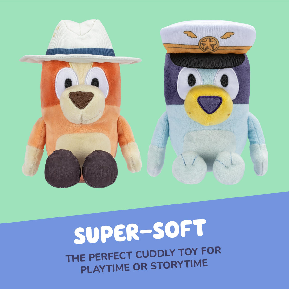 Bluey Friends 3 Pack Plush Toys, Lucky, Chloe and Coco