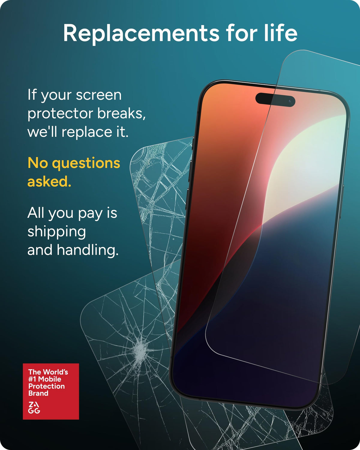 ZAGG Glass Elite Screen Protector for Apple iPhone 11 Pro Max and Xs Max
