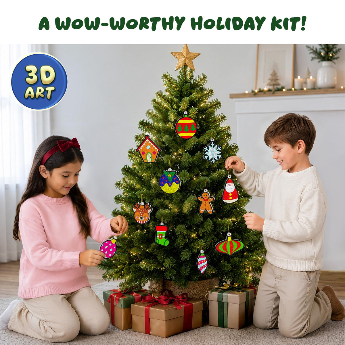 Skillmatics Aqua Puffs Unicorns, Art & Craft Gift for Kids, Paint by Number