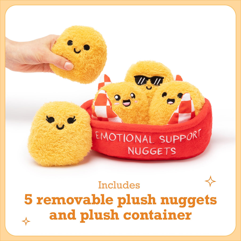 Emotional Support Dino Nuggies, Cuddly Dinosaur Toys by Relatable