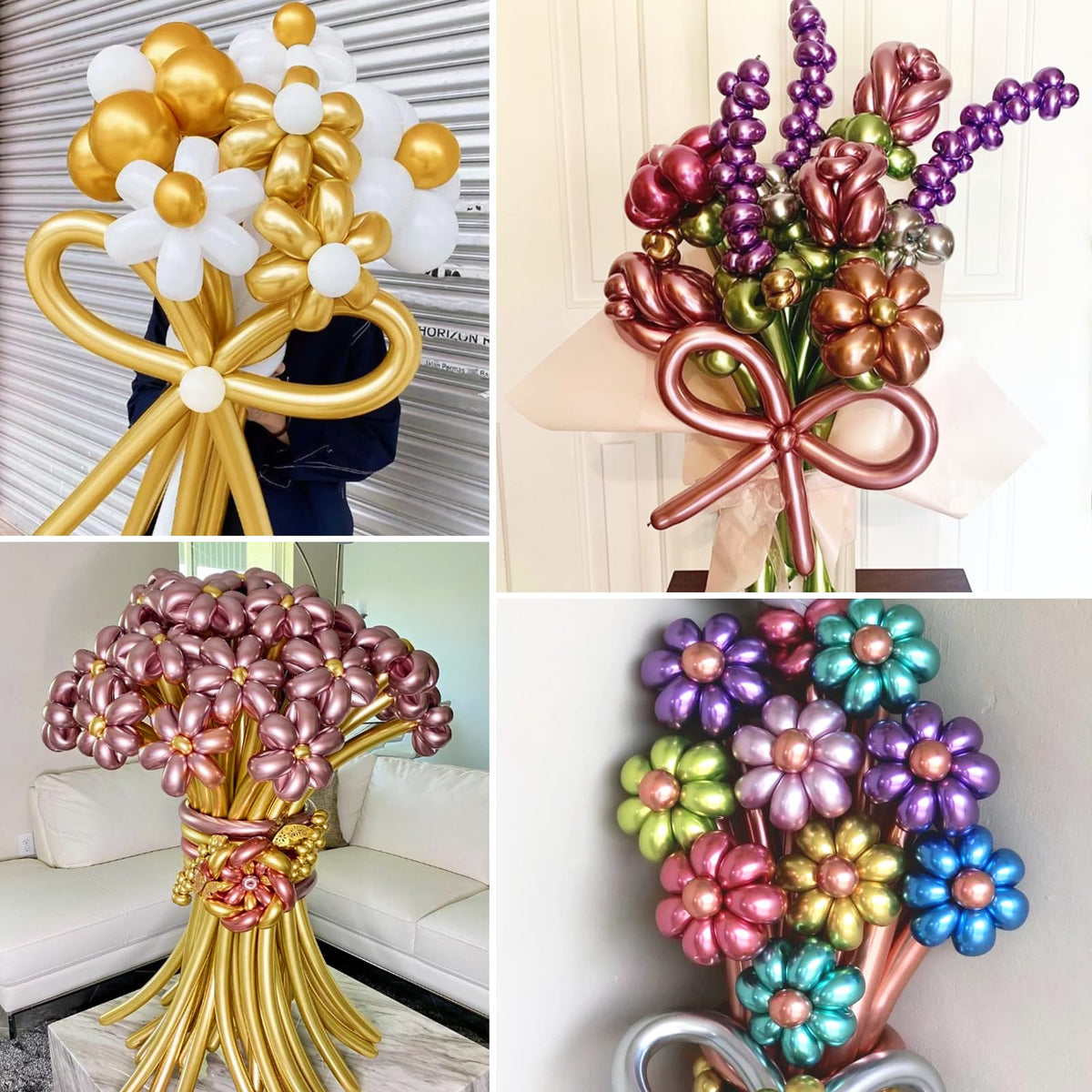 ASIYUHY 260 Balloons Clear Long Balloons 100 Pack Twisting Animal Balloon