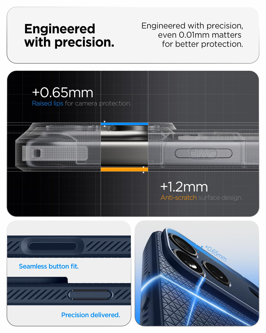 Spigen Liquid Air Designed for iPhone 13 Pro Max Case (2021) - Matte Black