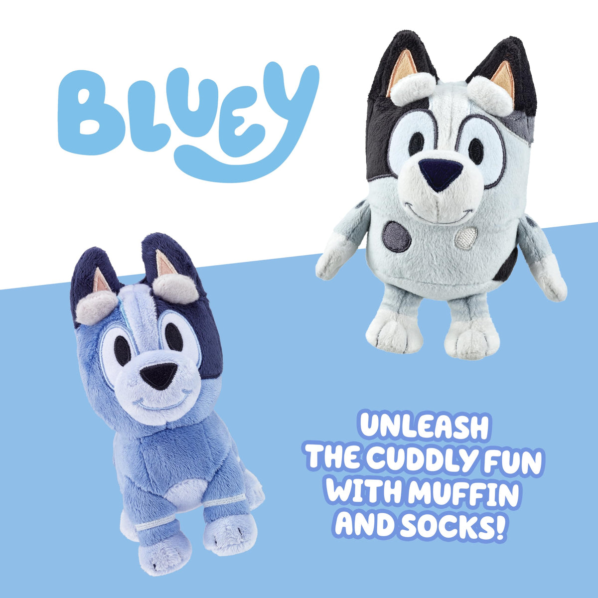 Bluey Friends 3 Pack Plush Toys, Lucky, Chloe and Coco