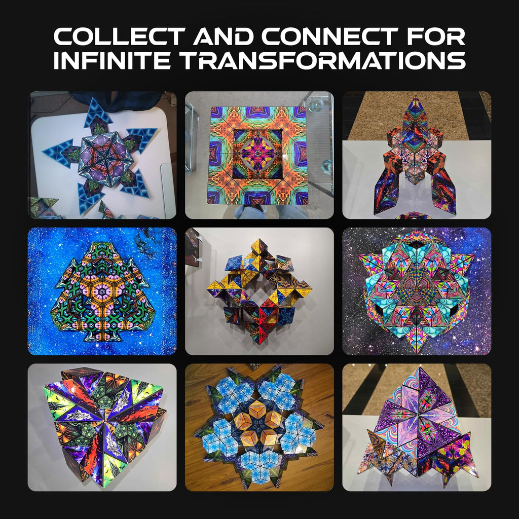 Shashibo OCTA Magnetic Puzzle Toy, Stress Relief Fidget Toy