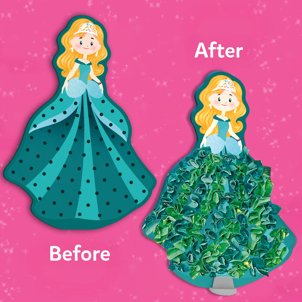 Skillmatics Poke-in Art – Disney Princesses, Wood Craft Kit, Gift for Kids