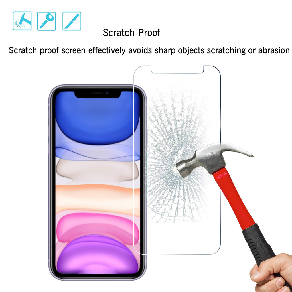 Ailun Screen Protector + Camera Lens Protector for iPhone 16, 3+3 Pack