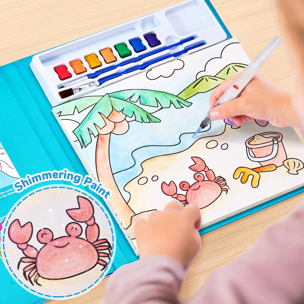 JoyCat Paint with Water Coloring Books for Toddlers (Magical Pony)