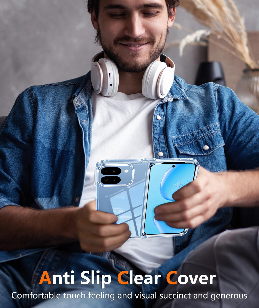 FNTCASE for Moto G-Power-5G-2026/2025 Clear Case with Screen Protector