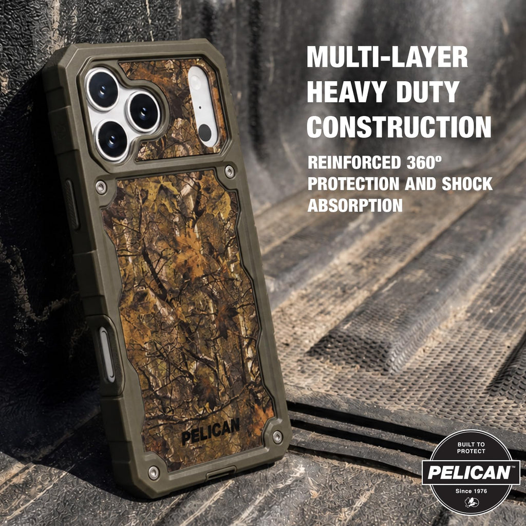 Pelican iPhone 17 Pro Case - MagSafe Phone Case -Ranger Frosted Clear/Black