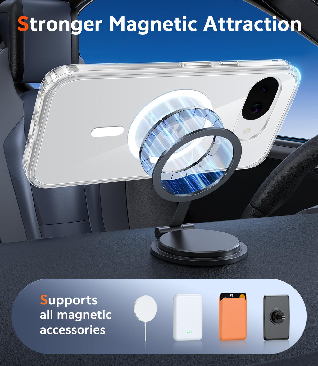 FNTCASE for iPhone 18 Pro Max/17 Pro Max Case Fit for Magsafe