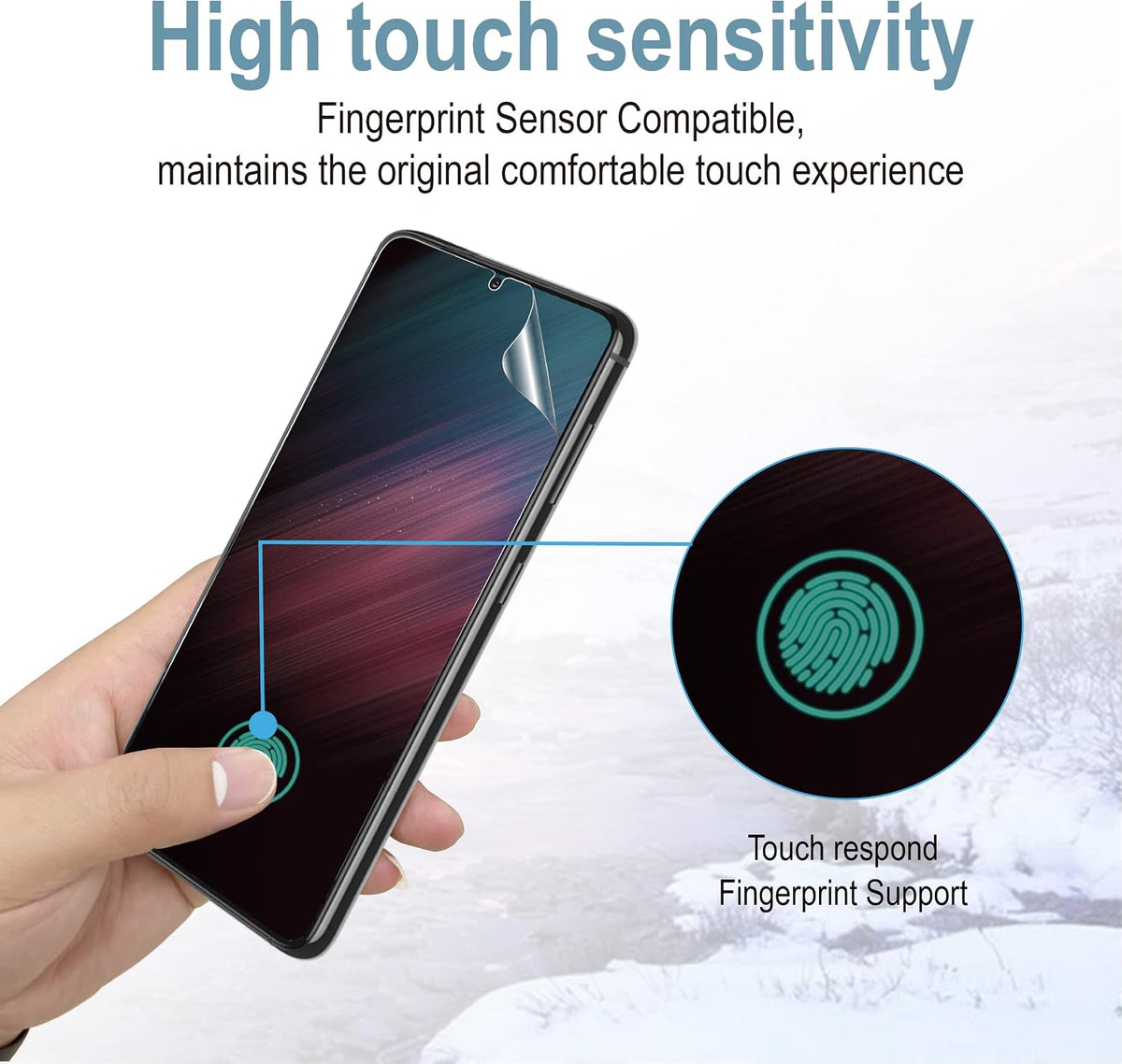 AACL 3-Pack for Samsung Galaxy S22 Screen Protector Film [6.1"]