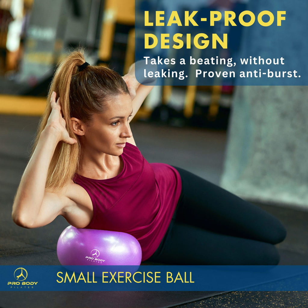ProBody Pilates Ball Small — 9 Inch Small Exercise Ball