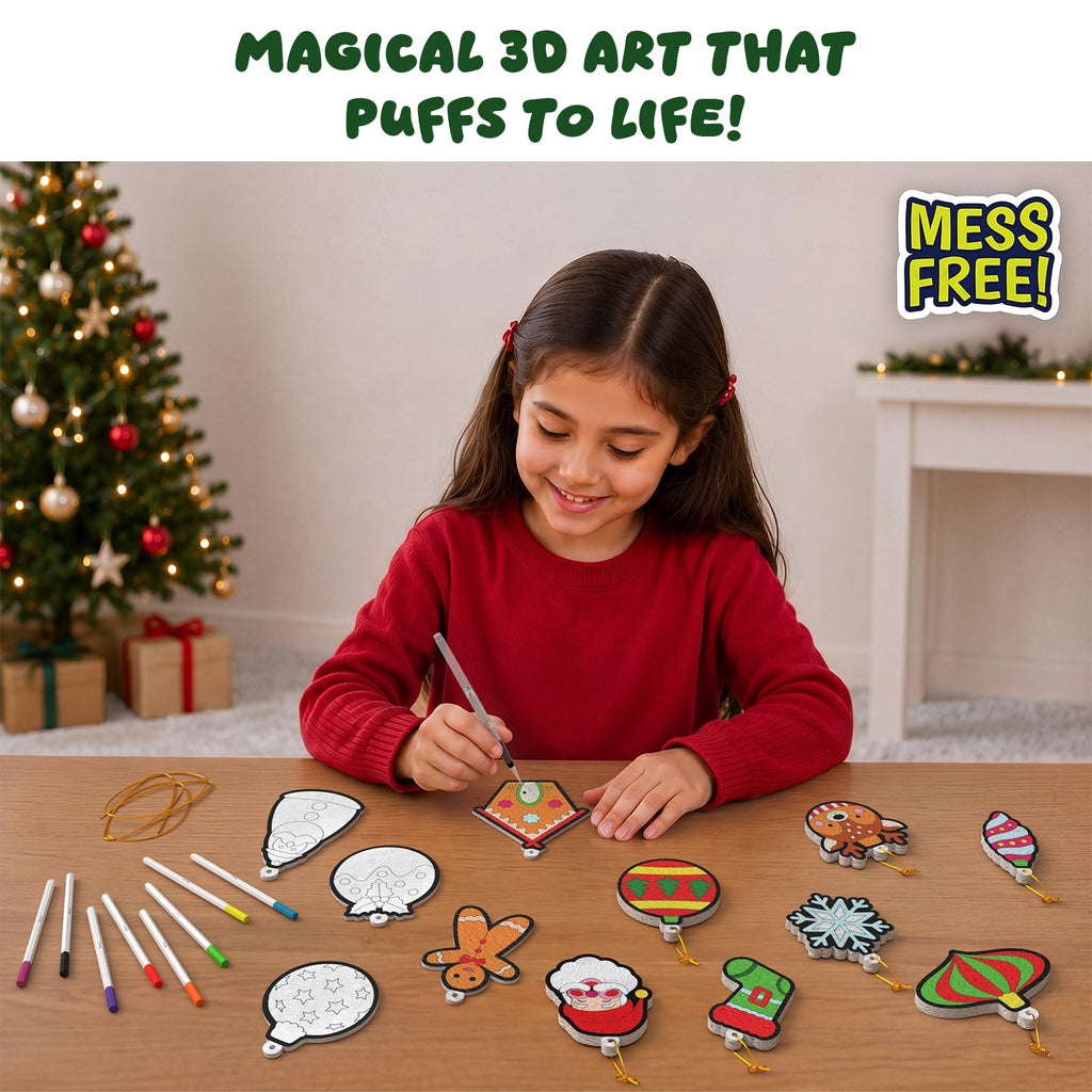 Skillmatics Aqua Puffs Unicorns, Art & Craft Gift for Kids, Paint by Number