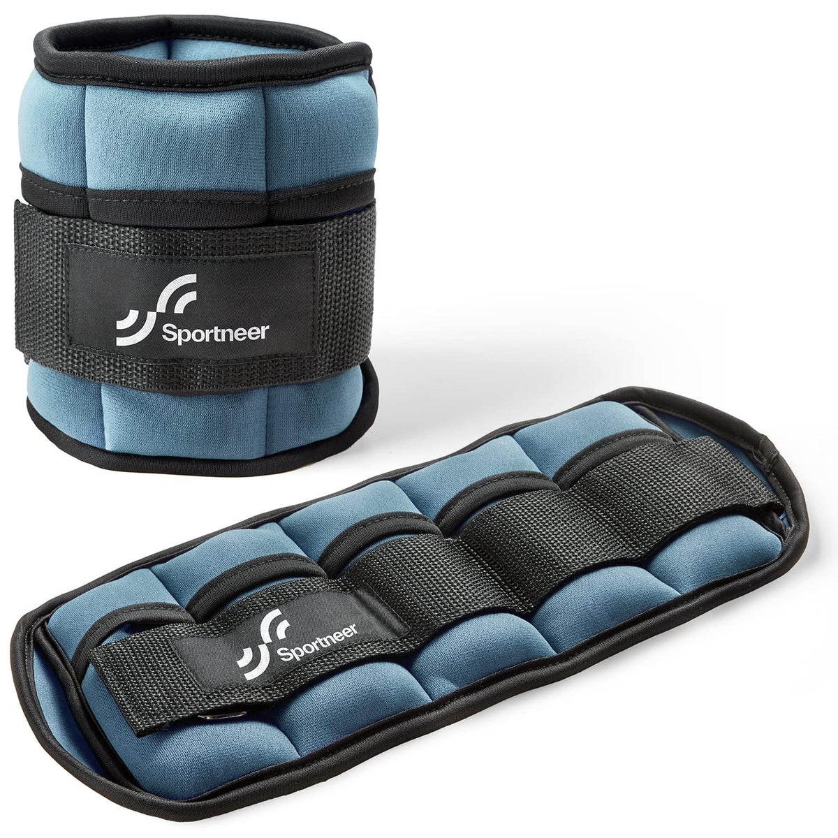 Sportneer Adjustable Ankle Weights, 2-10 lb per Pair, Removable Weights