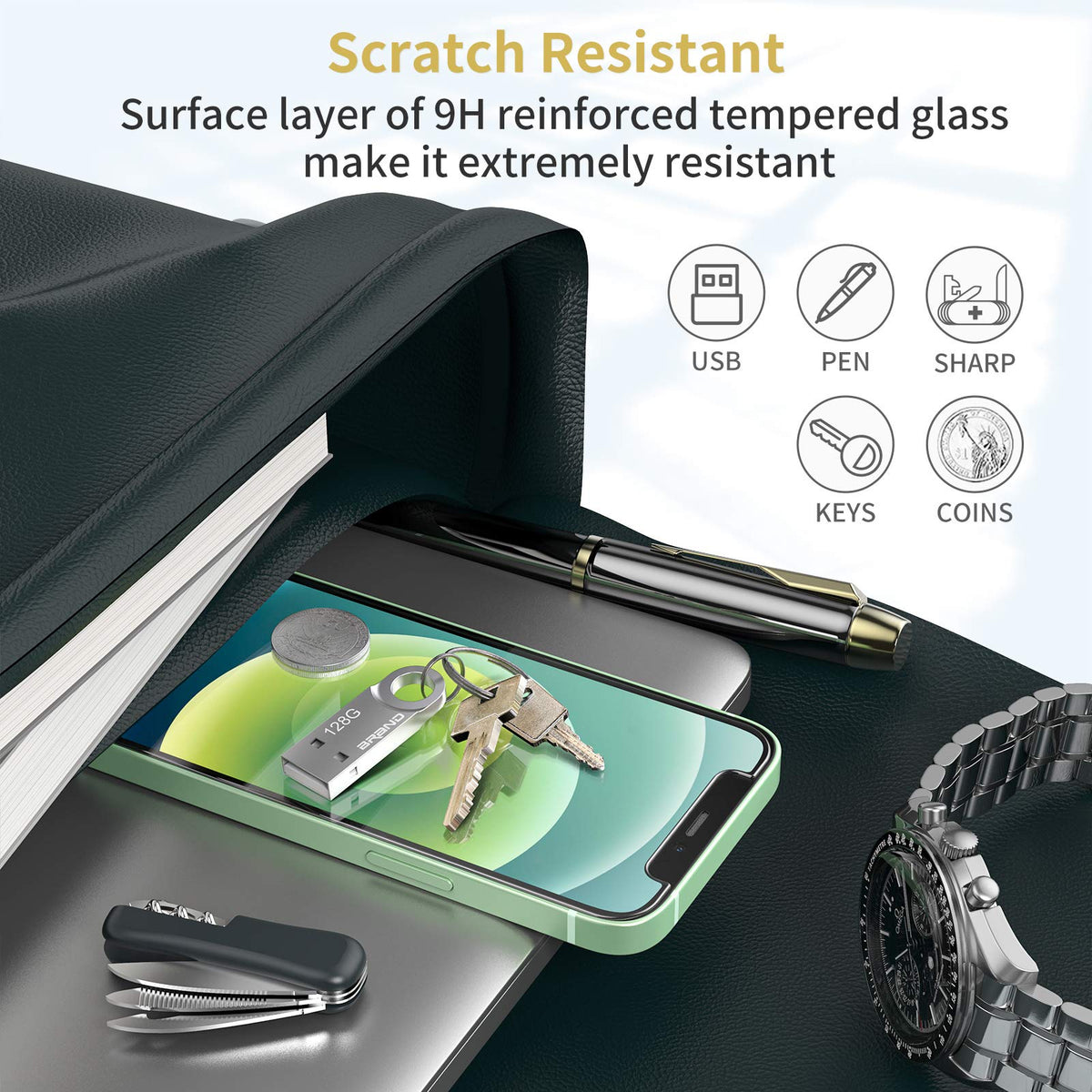 UNBREAKcable 3-Pack Screen Protector for iPhone SE 2022/SE 2020, iPhone 8/7