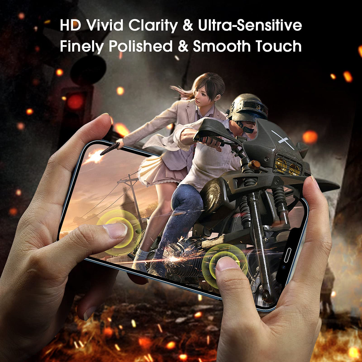 amFilm OneTouch for iPhone 18 Pro Max 6.9'' Screen Protector Tempered Glass