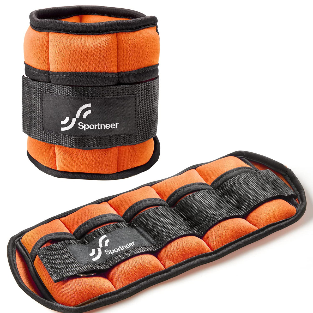Sportneer Adjustable Ankle Weights, 2-10 lb per Pair, Removable Weights