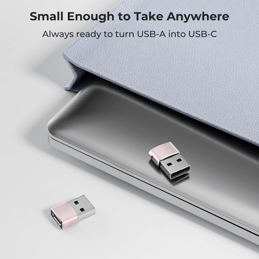 Basesailor USB C Female to USBA Male Adapter,Type C Charger Cable Connector