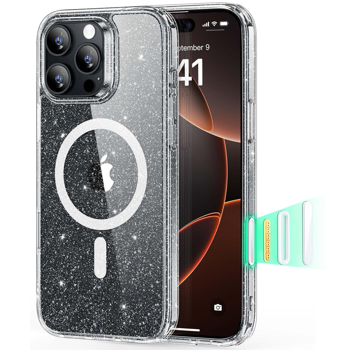 ESR Classic Hybrid for iPhone 17/18 Pro Case, Clear