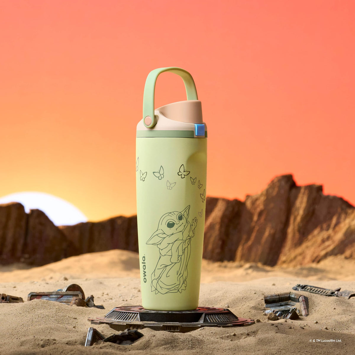 Owala Star Wars FreeSip Sway Stainless Steel Water Bottle 30oz Darth Vader