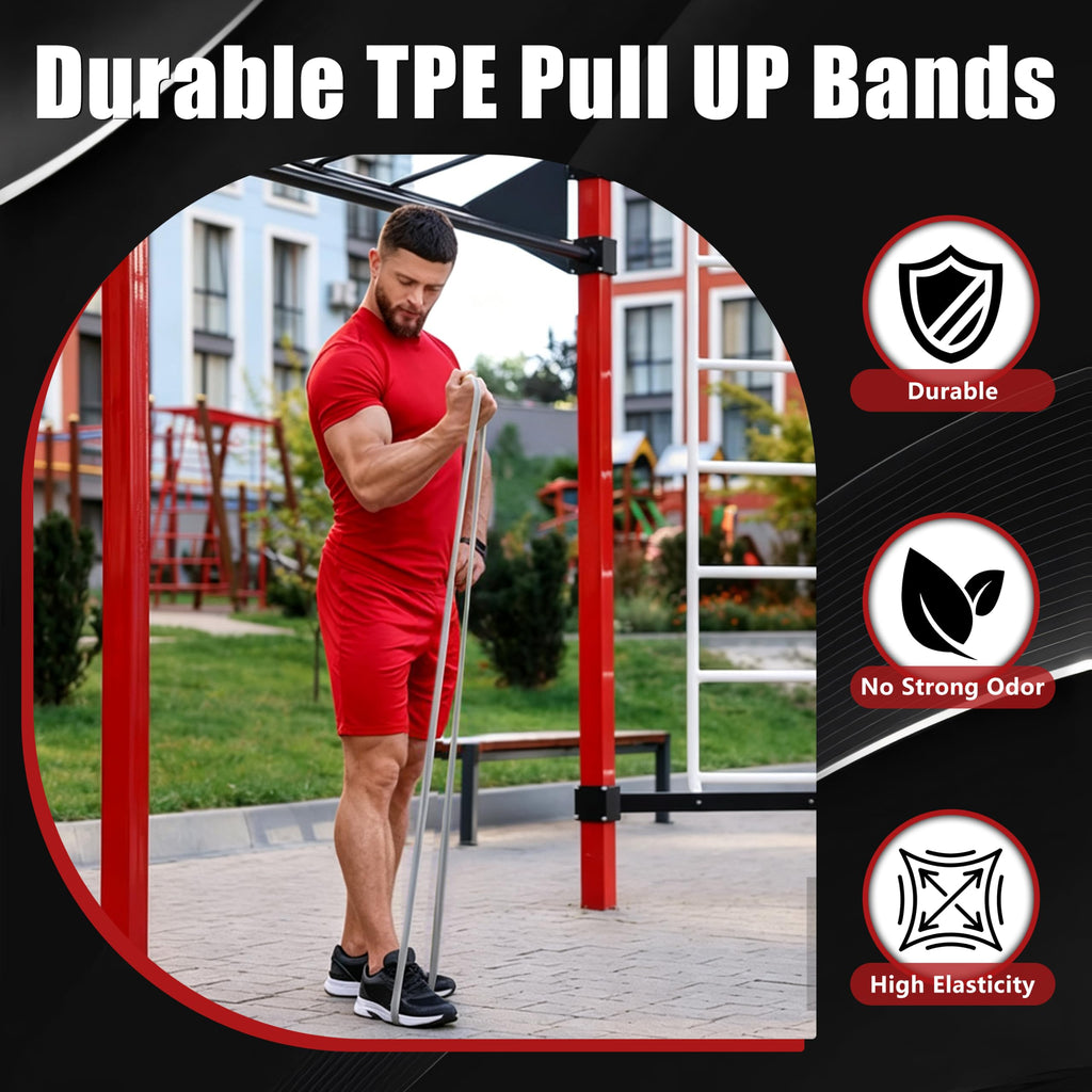 5-Level Resistance Bands for Working Out, Pull Up Assistance Bands