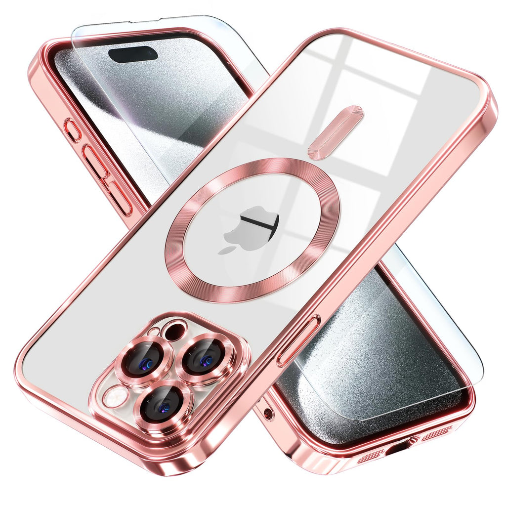 Misea Magnetic for iPhone 17 Case Compatible with MagSafe Light Blue