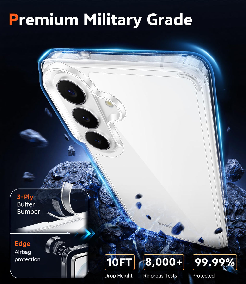 FNTCASE for Moto G-Power-5G-2026/2025 Clear Case with Screen Protector