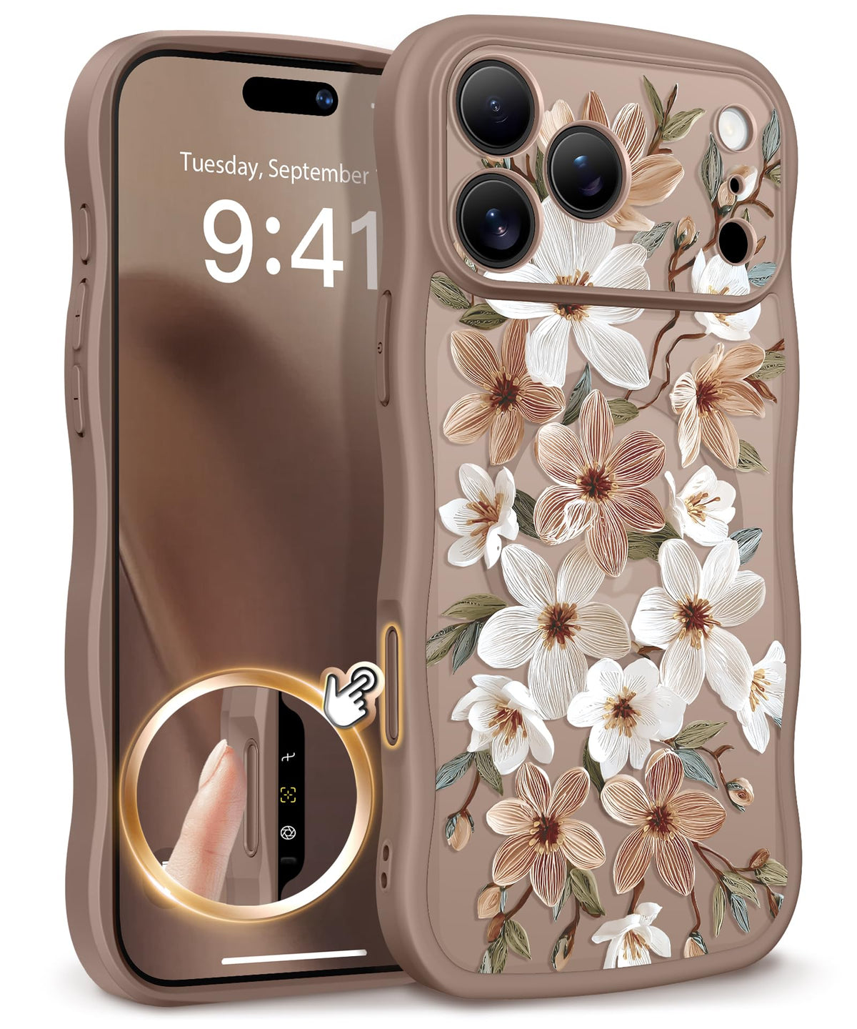 GVIEWIN for iPhone 14 Pro Case Compatible with MagSafe