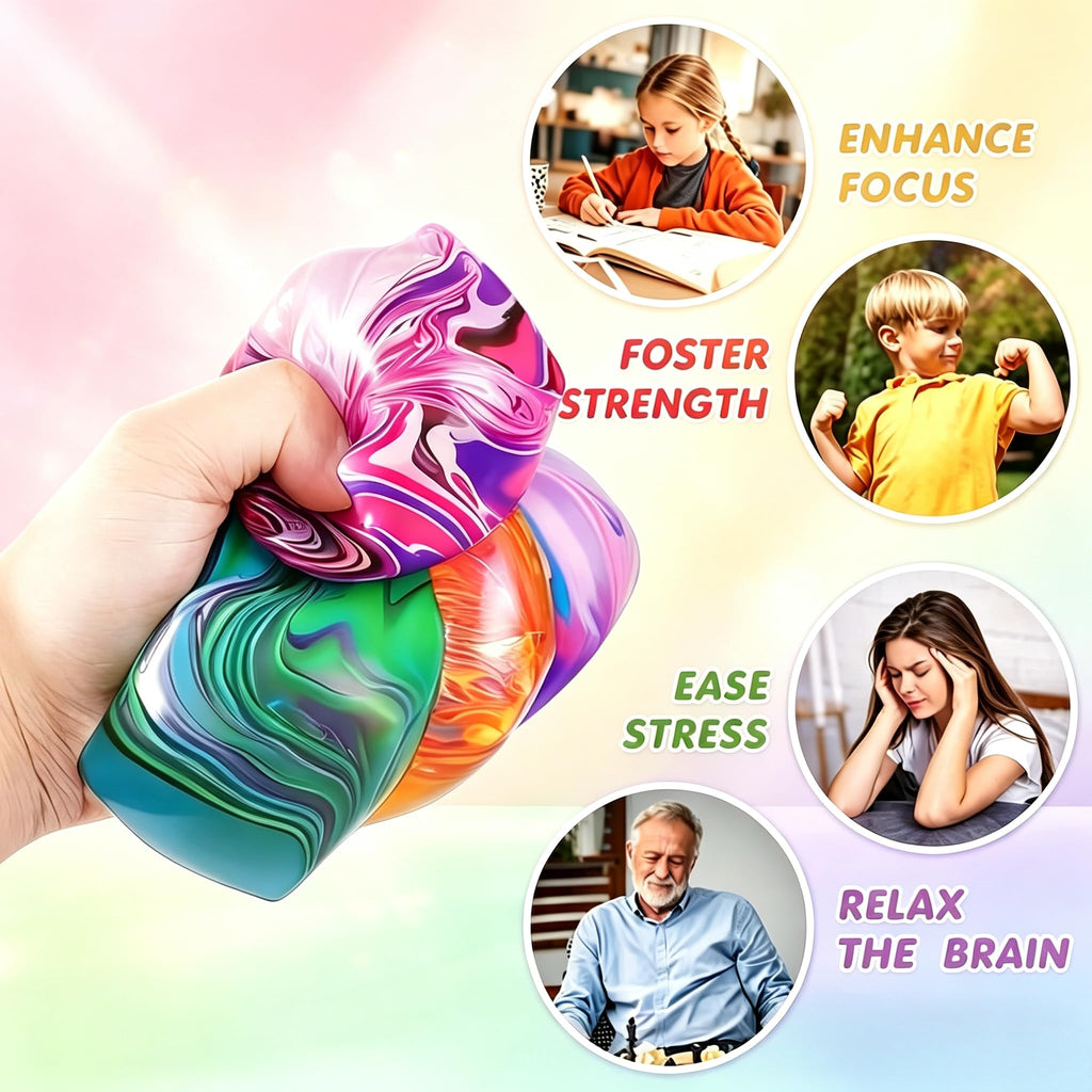 1 Pack Fidget Toys Squishy Stress Cube, Stress Balls for Kids Adults Squishies Stress Relief, Sugar Sensory Toys for Kids with Autism, Fidgets for Classroom Prize Toys
