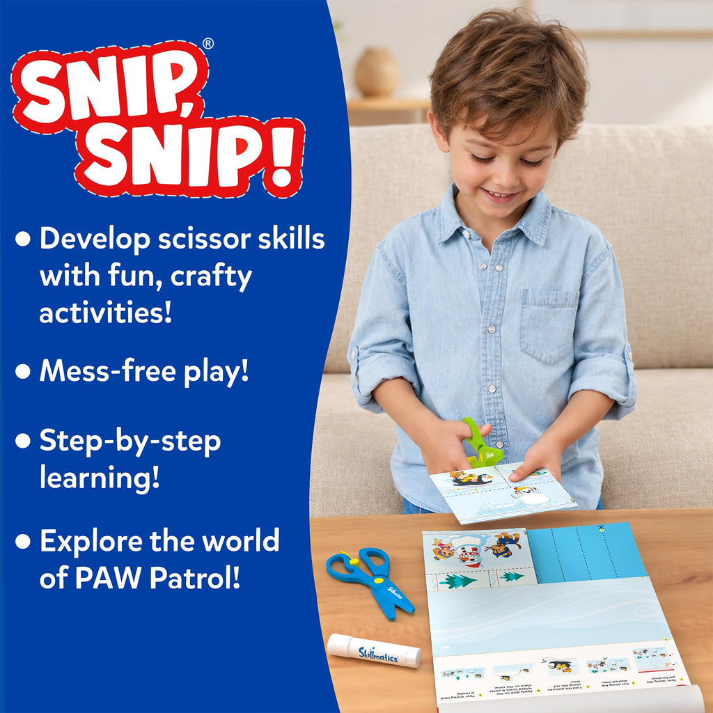 Skillmatics Snip Snip, Scissor Skills, Felt Craft Activity, Gift for Kids