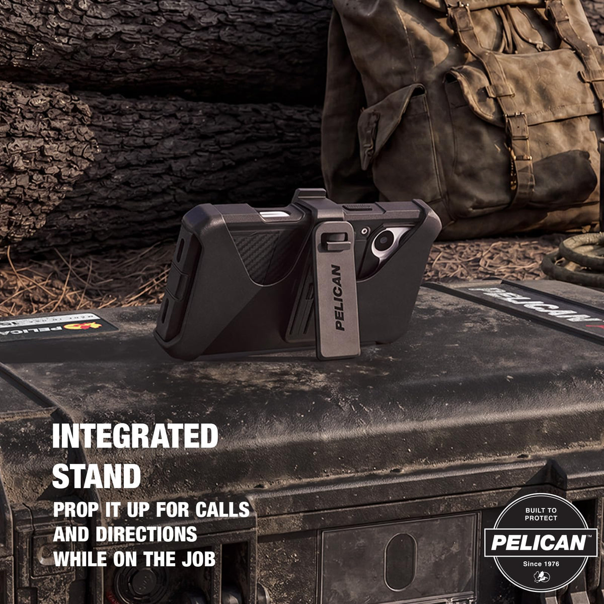 Pelican iPhone 17 Pro Case - MagSafe Phone Case -Ranger Frosted Clear/Black