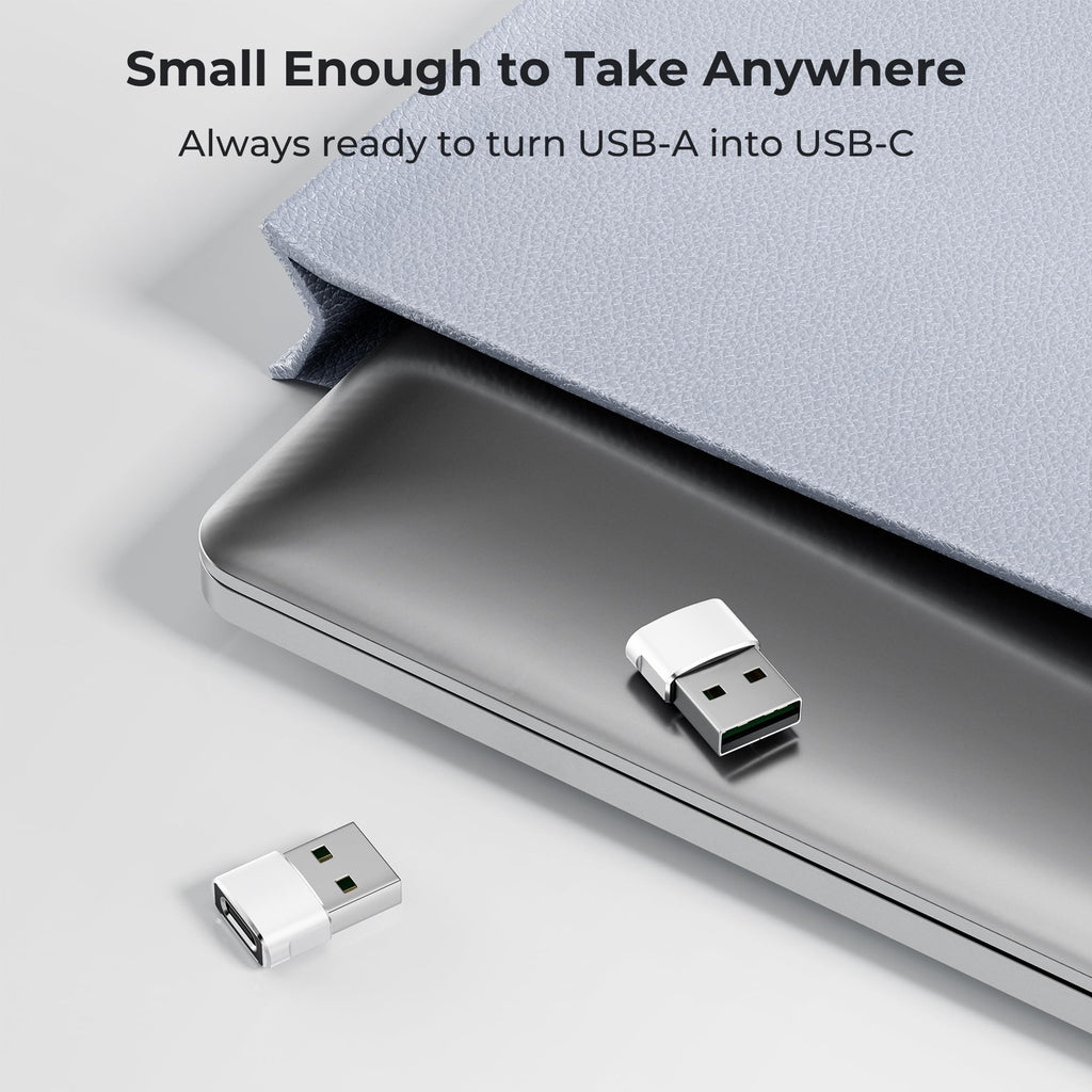 Basesailor USB C Female to USBA Male Adapter,Type C Charger Cable Connector